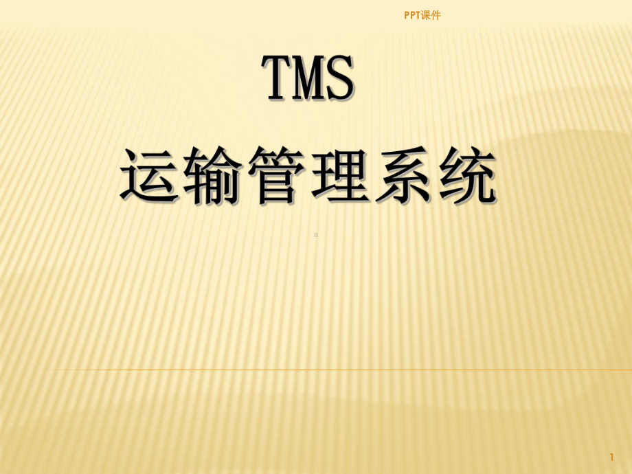 TMS运输管理系统课件.ppt_第1页