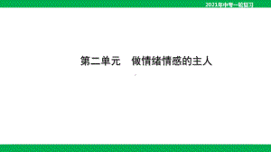 2021年中考道德与法治一轮复习课件：七年级下册第二单元做情绪情感的主人课件.pptx