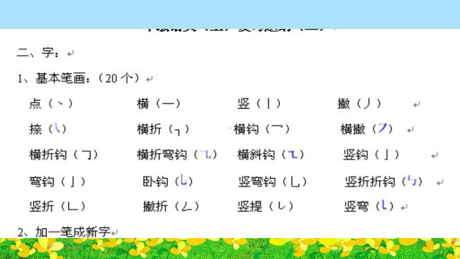 （小学语文）一年级语文上册-复习课件-新人教版.ppt_第1页