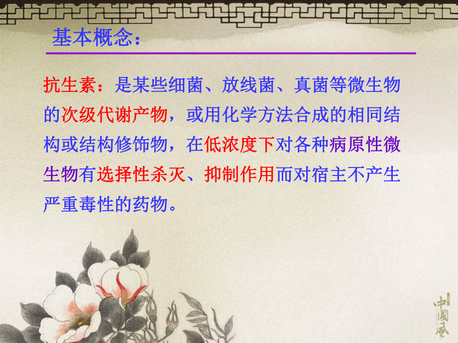 13第十九章抗生素第一节课件.ppt_第2页