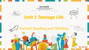 Unit-1-Teenage-Life阅读课教学课件.pptx（纯ppt,不包含音视频素材）