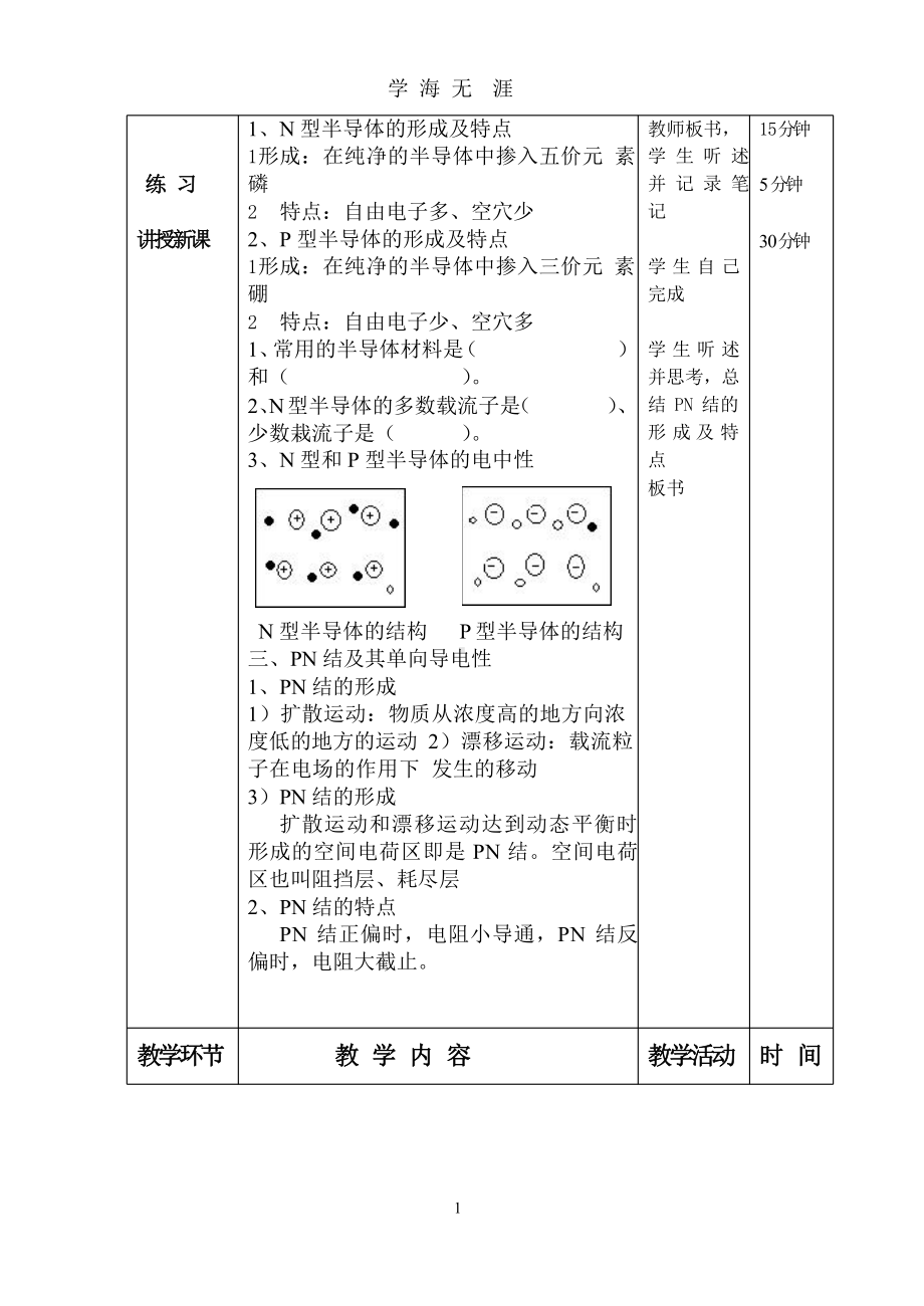 电子技术教案完整版x课件.pptx_第2页