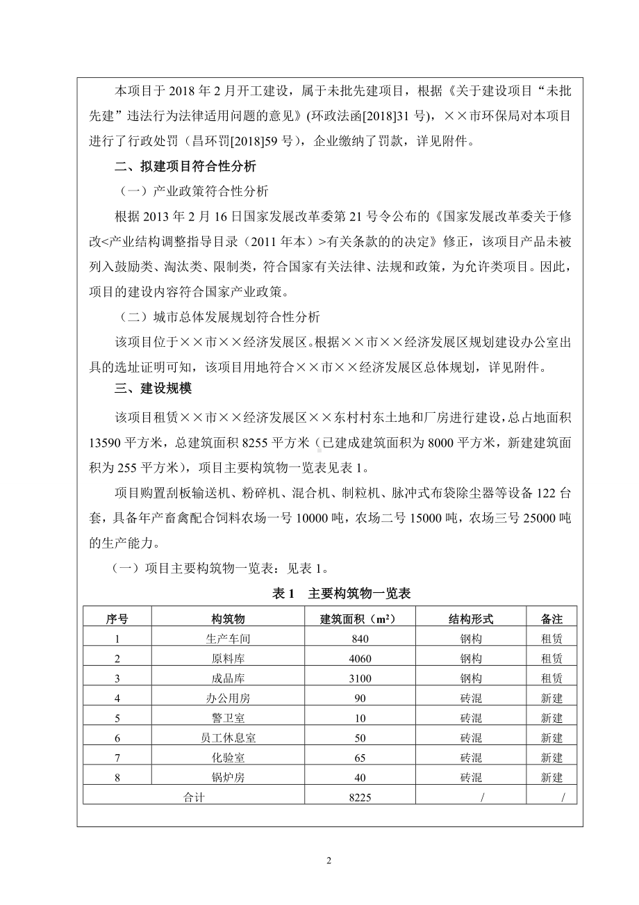 年产5万吨畜禽配合饲料项目建设项目环境影响报告表参考模板范本.doc_第3页