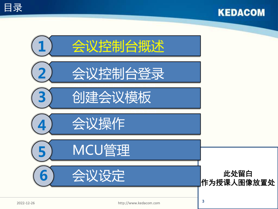 科达视频会议控制台操作课件.ppt_第3页