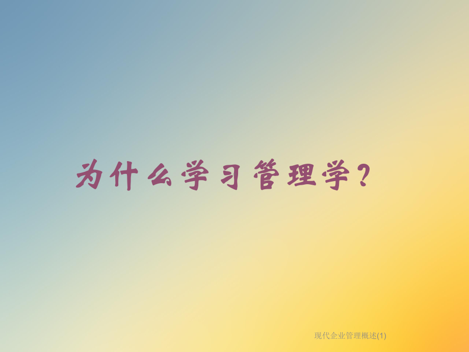 现代企业管理概述课件1.ppt_第2页