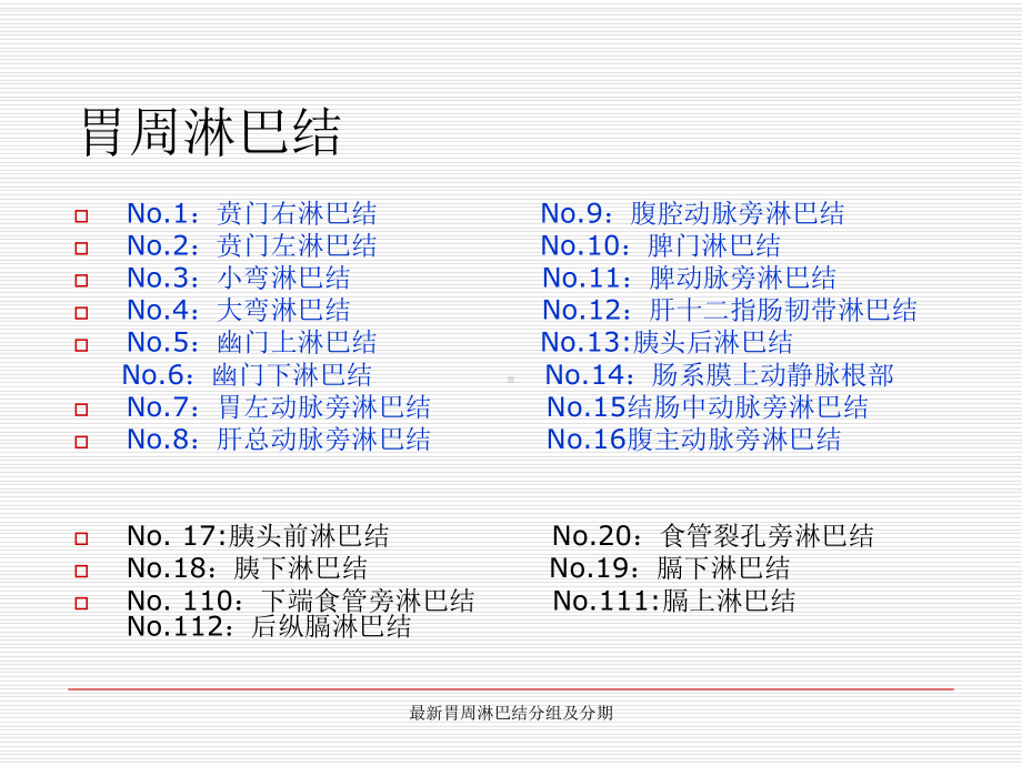 最新胃周淋巴结分组及分期课件.ppt_第2页