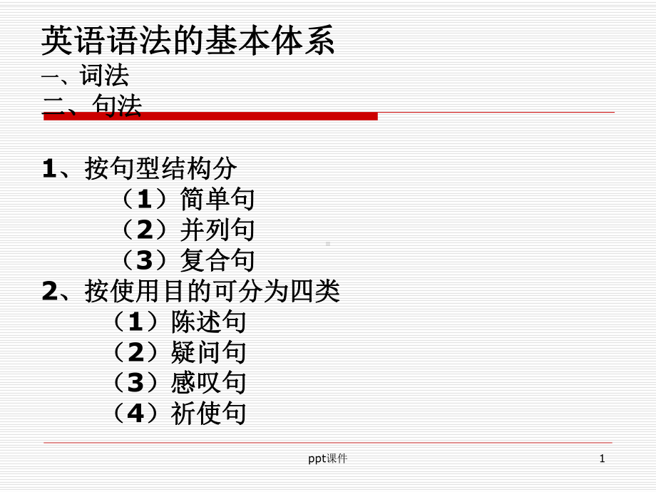 英语语法基本框架课件.ppt_第1页