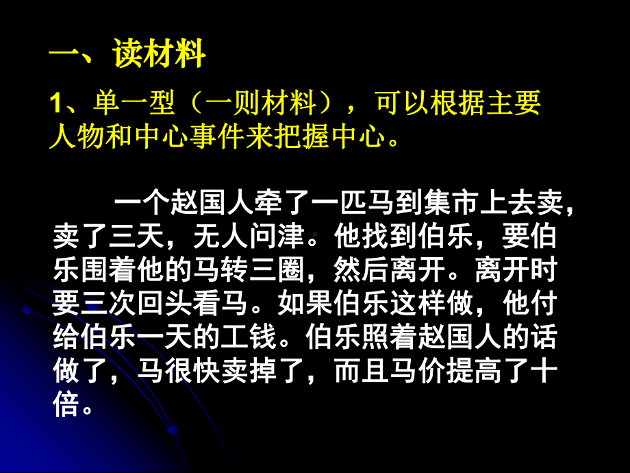 初中中考材料作文中的审题立意课件.ppt_第3页