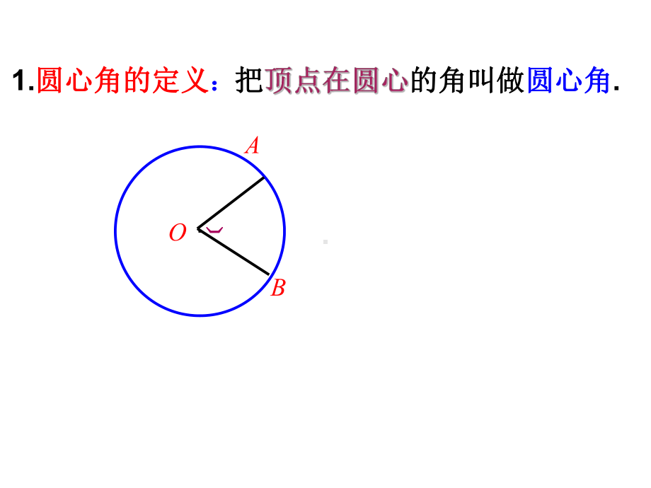 人教版数学九年级上册24：弧、弦、圆心角课件.ppt_第3页