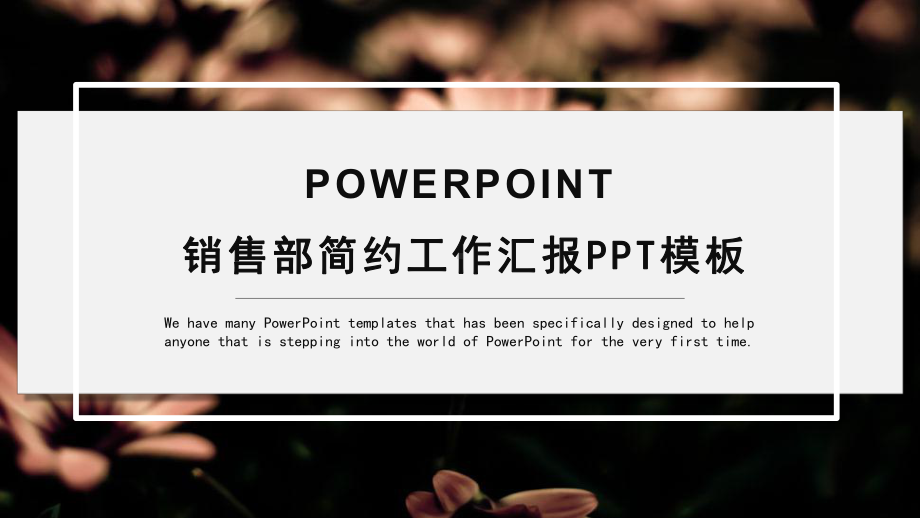 销售部经典高端工作总结汇报计划高端创意模板课件.pptx_第1页