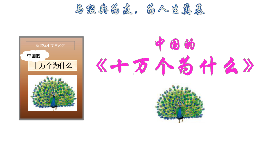 四年级下册语文课件-诵读经典中国的《十万个为什么》名著导读 (共20张PPT)部编版.pptx_第1页