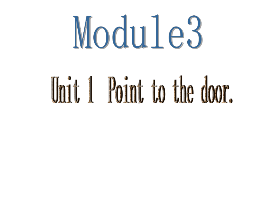 三年级上册英语课件-31-Point-to-the-door-｜外研社(三起).ppt（纯ppt,无音视频）_第2页