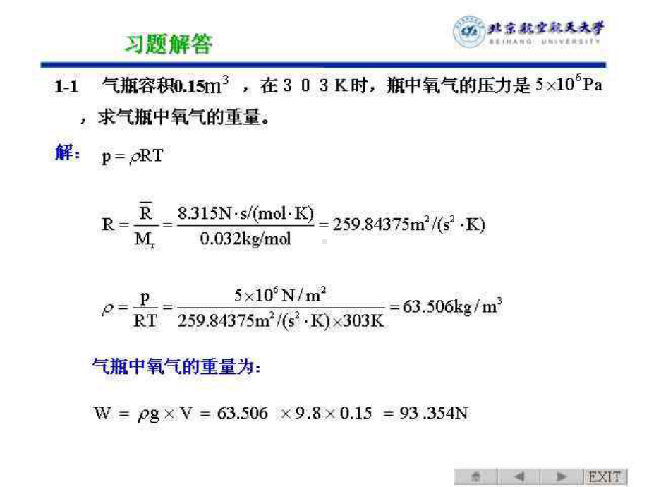 空气动力学习题答案-不完全版课件.ppt_第1页