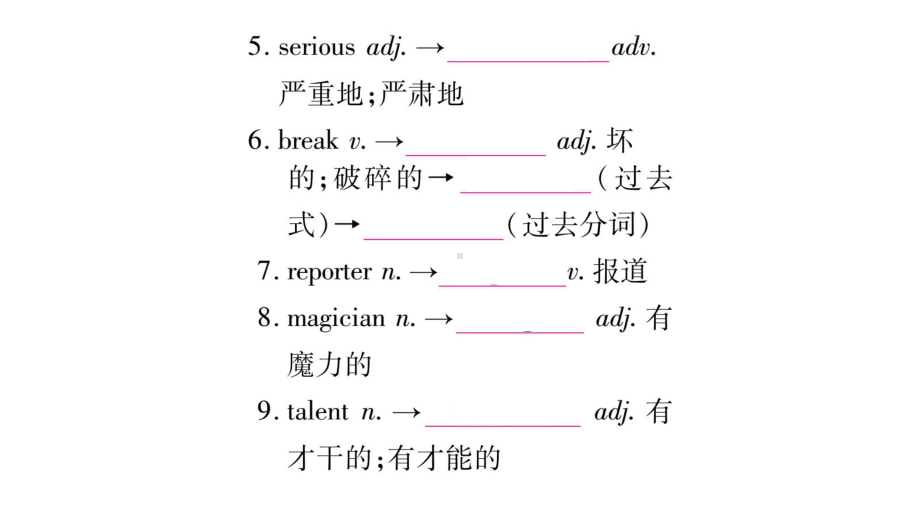 中考英语复习考点精讲课件：八上unit3-4.pptx（纯ppt,不包含音视频素材）_第3页