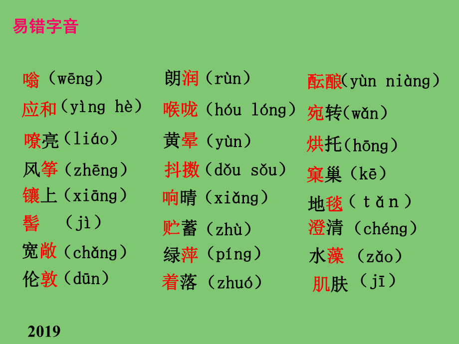 人教部编版初中七年级语文上册第四单元复习课件.ppt_第2页