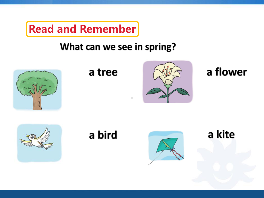 译林版小学英语一年级下册课件：Unit-4-Spring.ppt（纯ppt,不包含音视频素材）_第3页