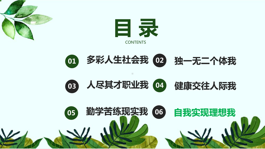 《心理健康与职业生涯规划》课件6.第六章自我实现理想我.pptx_第1页