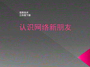 优质课一等奖小学综合实践《网络信息辨真伪：认识网络新朋友》课件.ppt