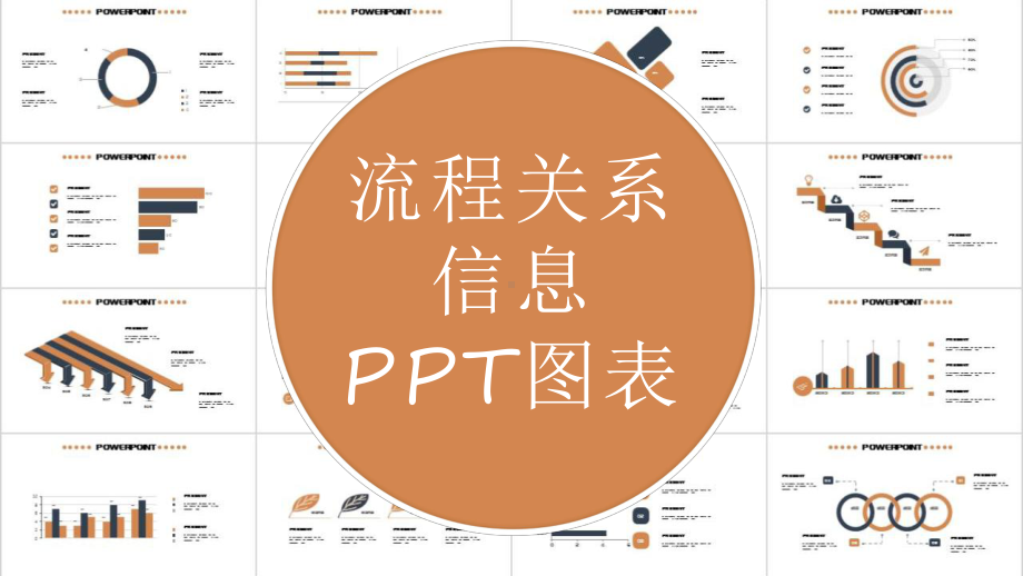 时尚流程关系信息经典创意高端说明图表课件.pptx_第1页