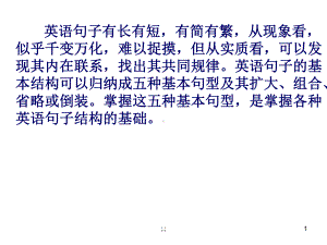 最终版英语句子成分讲解及练习课件.ppt