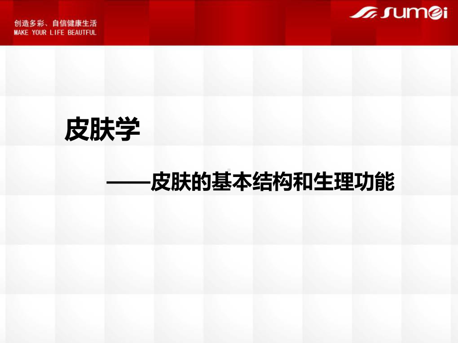 皮肤的基本结构和生理功能课件.ppt_第1页