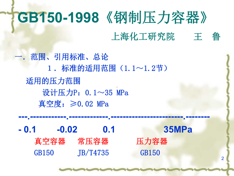 压力容器设计培训(课堂)课件.ppt_第2页