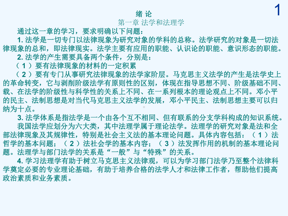 法理学复习每章重点内容课件.ppt_第1页