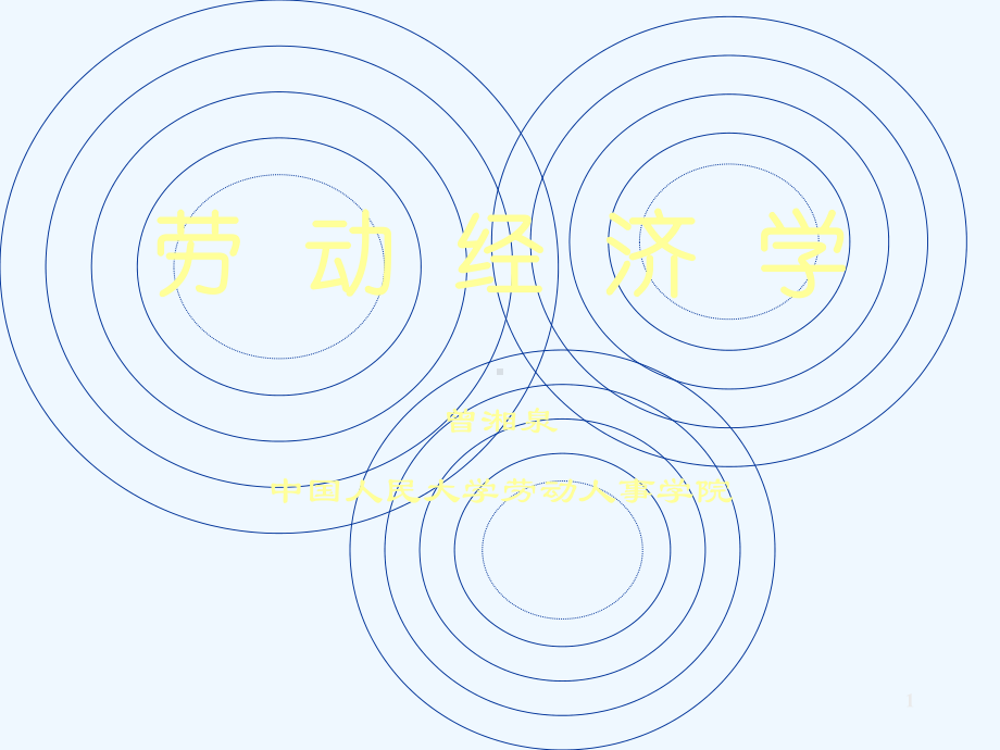 人大人力资源专业考研-曾湘泉《劳动经济学》第八章课件.ppt_第1页