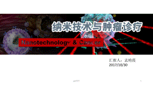 纳米技术在肿瘤诊断与治疗中的应用课件.ppt