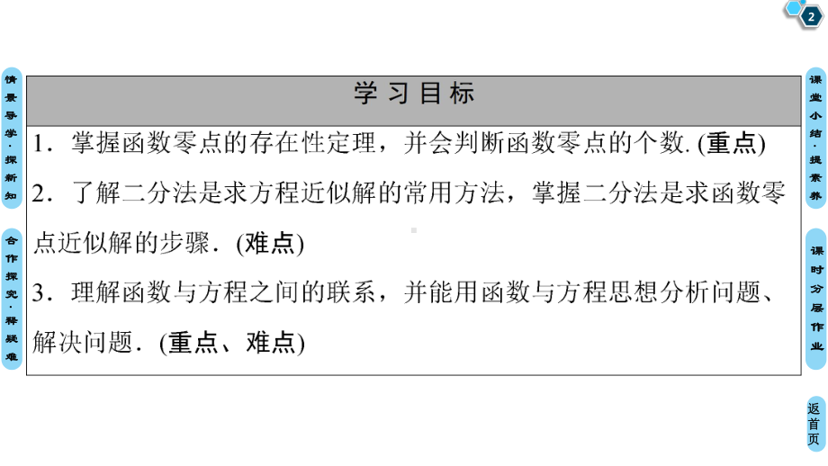 零点的存在性及其近似值的求法-（新教材）人教B版高中数学课件.pptx_第2页