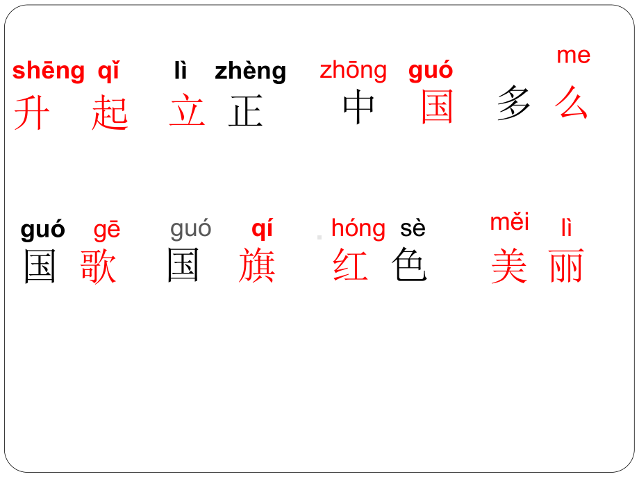 部编本一年级语文上册《升国旗》优质课公开课课件-3.ppt_第3页