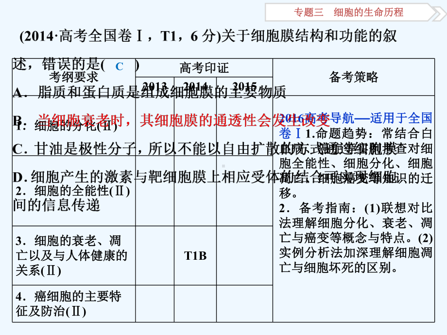 二轮专题三细胞的生命历程2课件.ppt_第3页