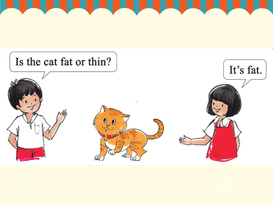 四年级上册英语课件-Lesson-14-Is-the-cat-fat-or-thin-｜接力版.ppt（纯ppt,不包含音视频素材）_第3页