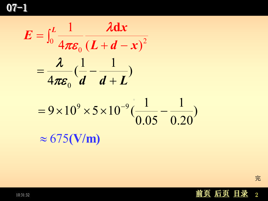 长L15cm的直导线AB上均匀地分布着线密度为参考教学课件.ppt_第2页