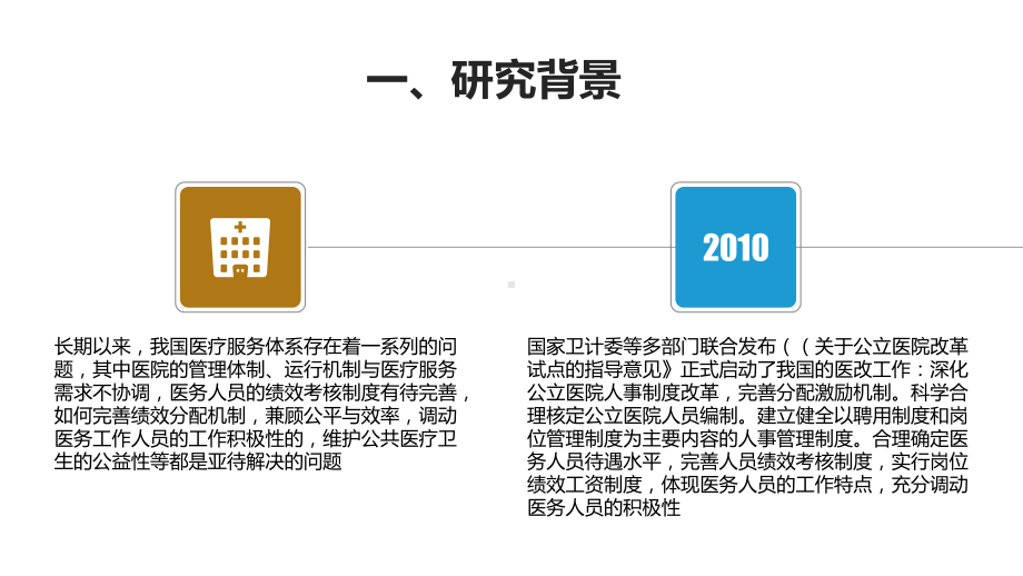 医务人员绩效考核论文答辩开题报告学术交流课件.pptx_第3页