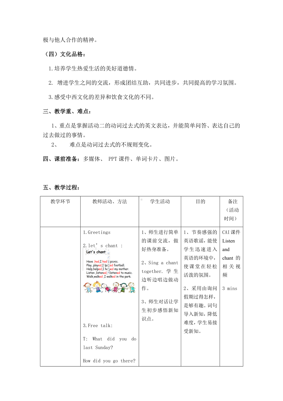 四年级英语下册教案-Module 8 Unit 1 They sang beautifully.（5）-外研版（三起）.docx_第2页