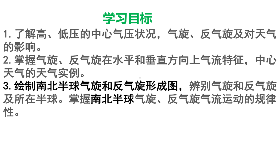 高一地理第二章常见天气系统-低压(气旋)、高压(反气旋)与天气课件.pptx_第3页