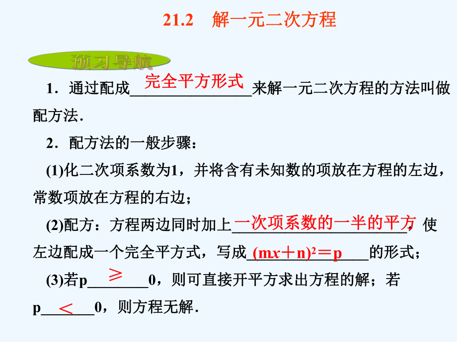 人教版数学九上212《解一元二次方程》(配方法)课件.ppt_第3页