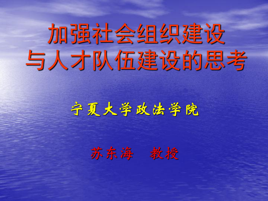 社会组织建设与人才队伍建设-宁夏课件.ppt_第1页