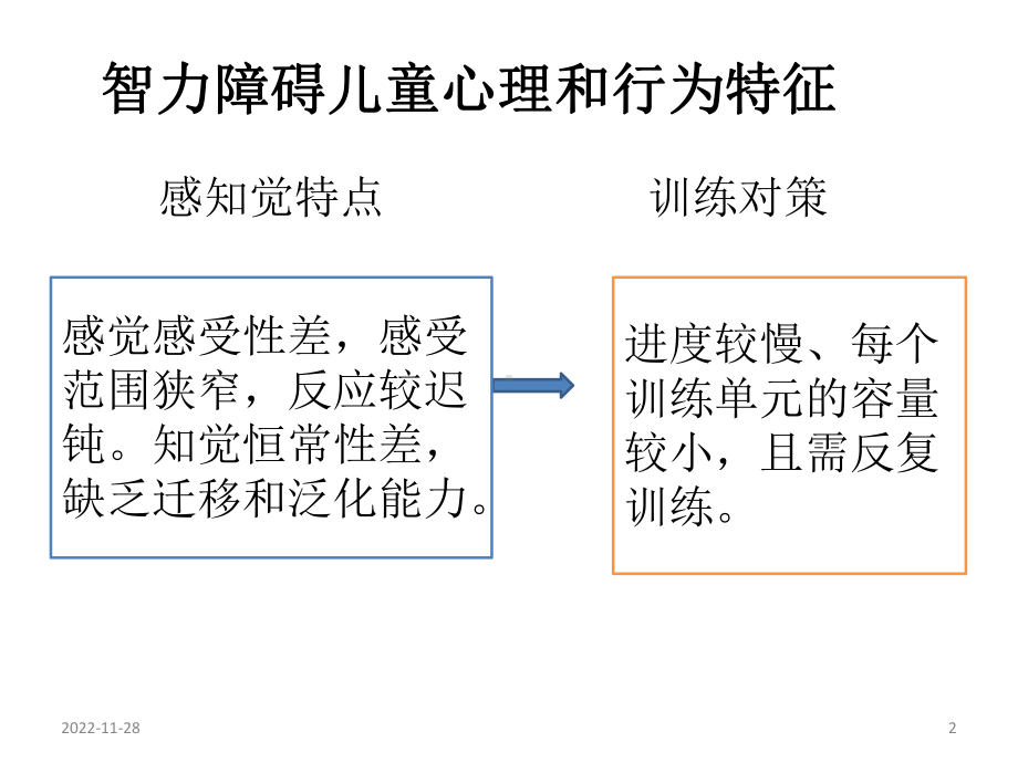 智力障碍儿童的感觉统合训练(课堂)课件.ppt_第2页