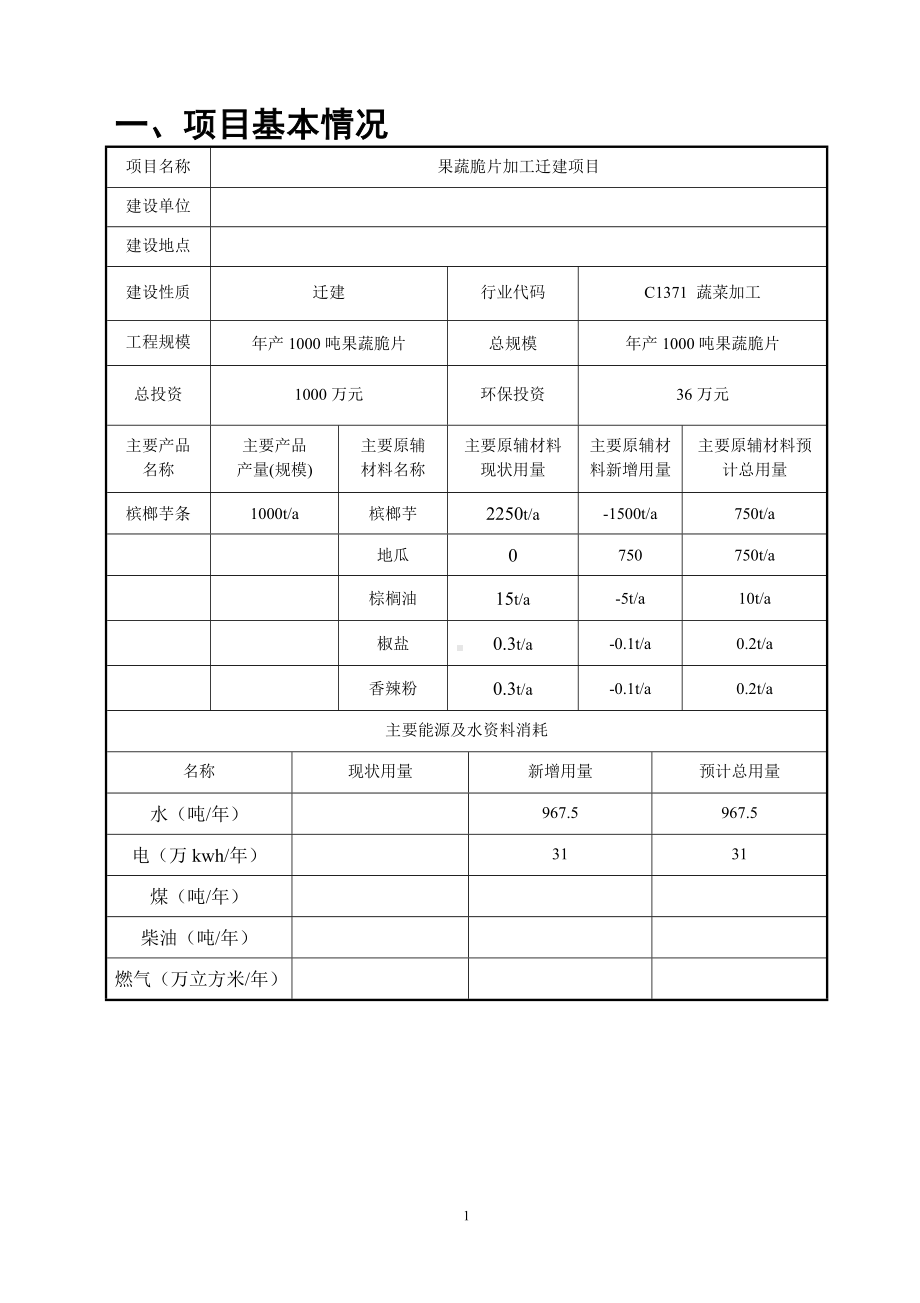 果蔬脆片加工迁建项目环境影响报告书参考模板范本.doc_第3页