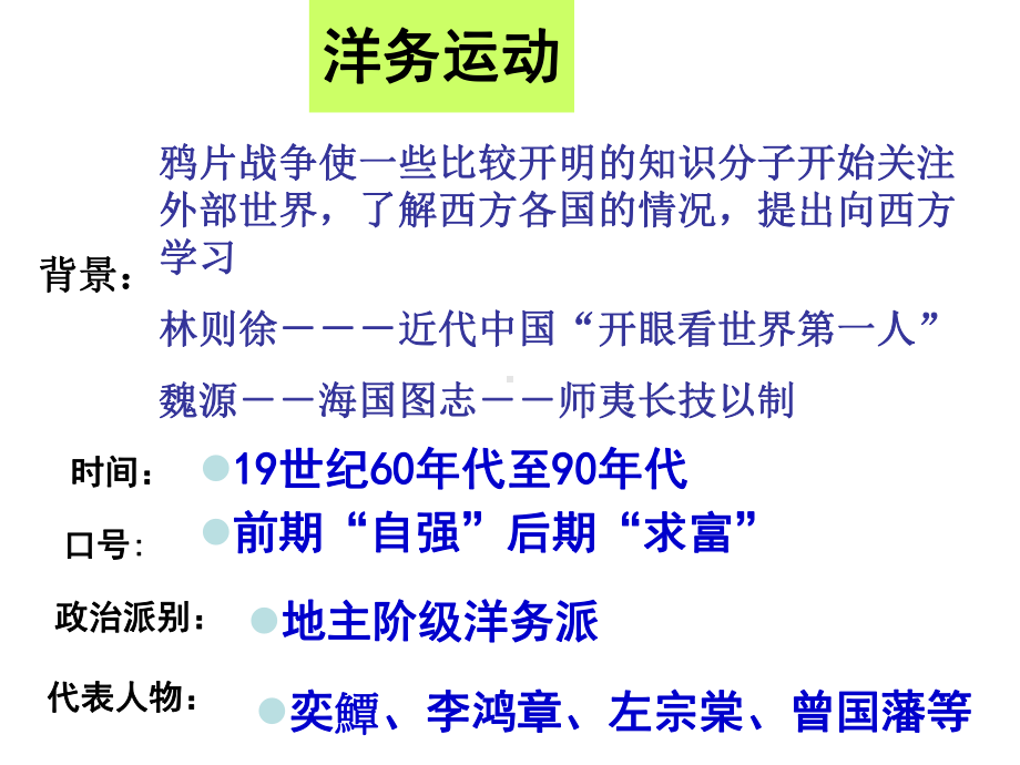 社30说明洋务运动、戊戌变法和辛亥革命的概况并探讨它们的影响课件.ppt_第3页