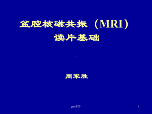 盆腔核磁共振(MRI)读片基础课件.ppt