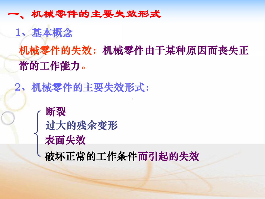 机械设计基础-教学课件-樊智敏-第5章-机械零件设计概论.ppt_第3页