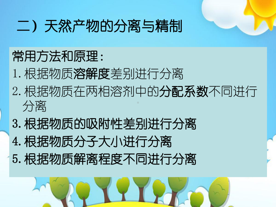 天然产物的分离与精制和性质课件.ppt_第3页