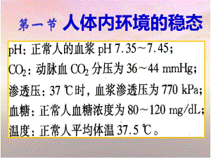 苏教版高中生物必修3第2章第1节人体内环境的稳态课件-最新.ppt