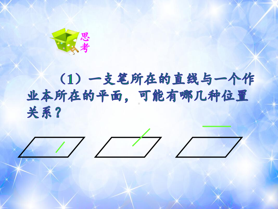 人教A版高中数学必修2《-213-空间中直线与平面之间的位置关系》优质课课件-60.ppt_第2页