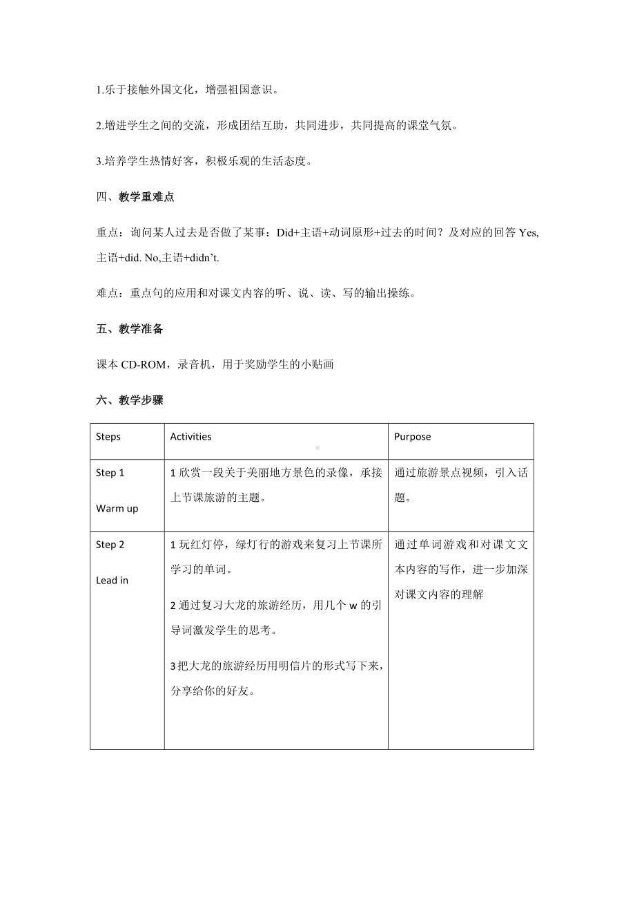 四年级英语下册教案-Module 9 Unit 1 Did he live in New York（2）-外研版（三起）.docx_第2页