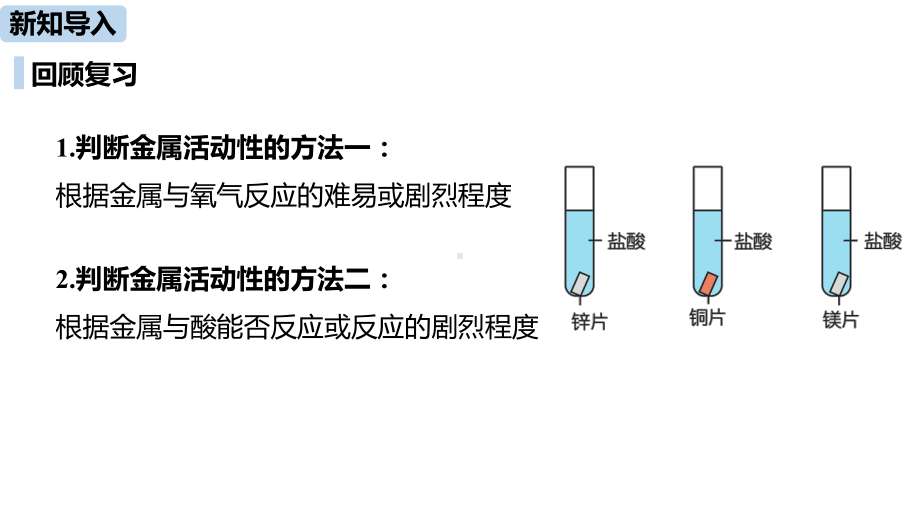 人教版九年级化学下册教学课件第8单元-课题2-金属的化学性质(第二课时).pptx_第3页