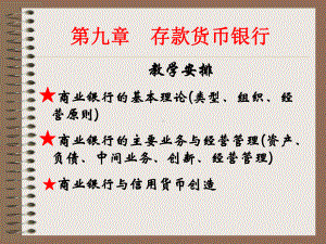 九章节存款货币银行共课件.ppt